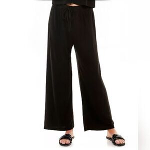 ⏬️PRICEDROP⏬️Lily Rose Black Ribbed Wide Leg Pants